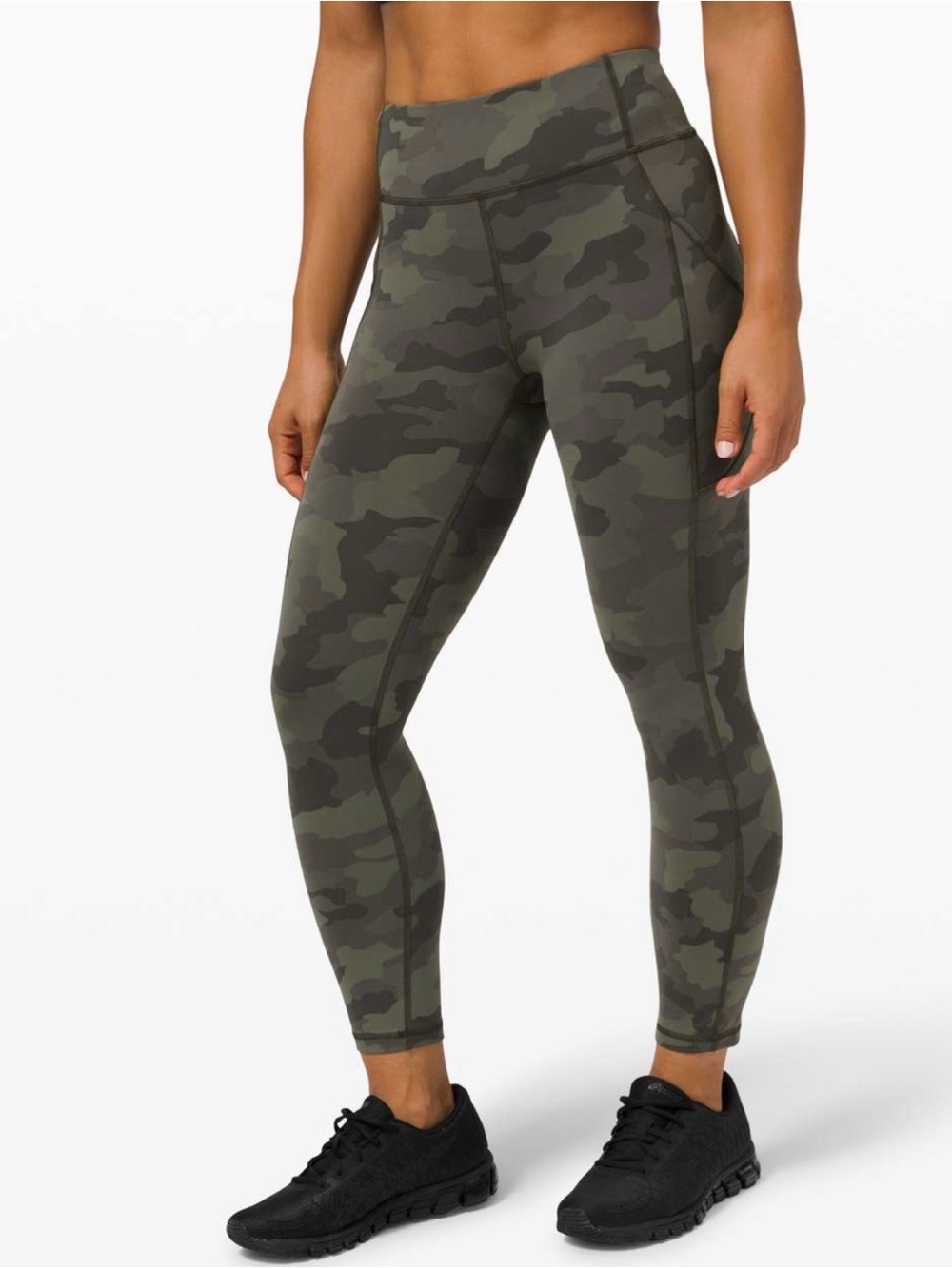 Lululemon Invigorate High-Rise Crop 23” Leggings 4 Heritage Camo Everlux W6BIHS